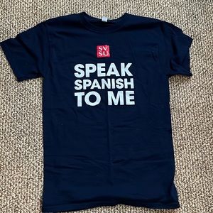 SVSU Spanish T-shirt adult small